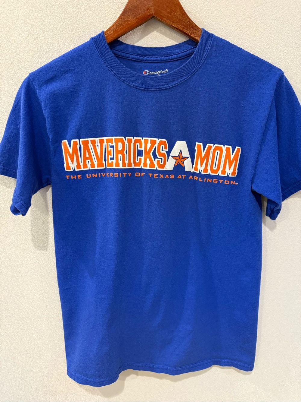 Champion "Mavericks Mom" Royal Blue Graphic Tee